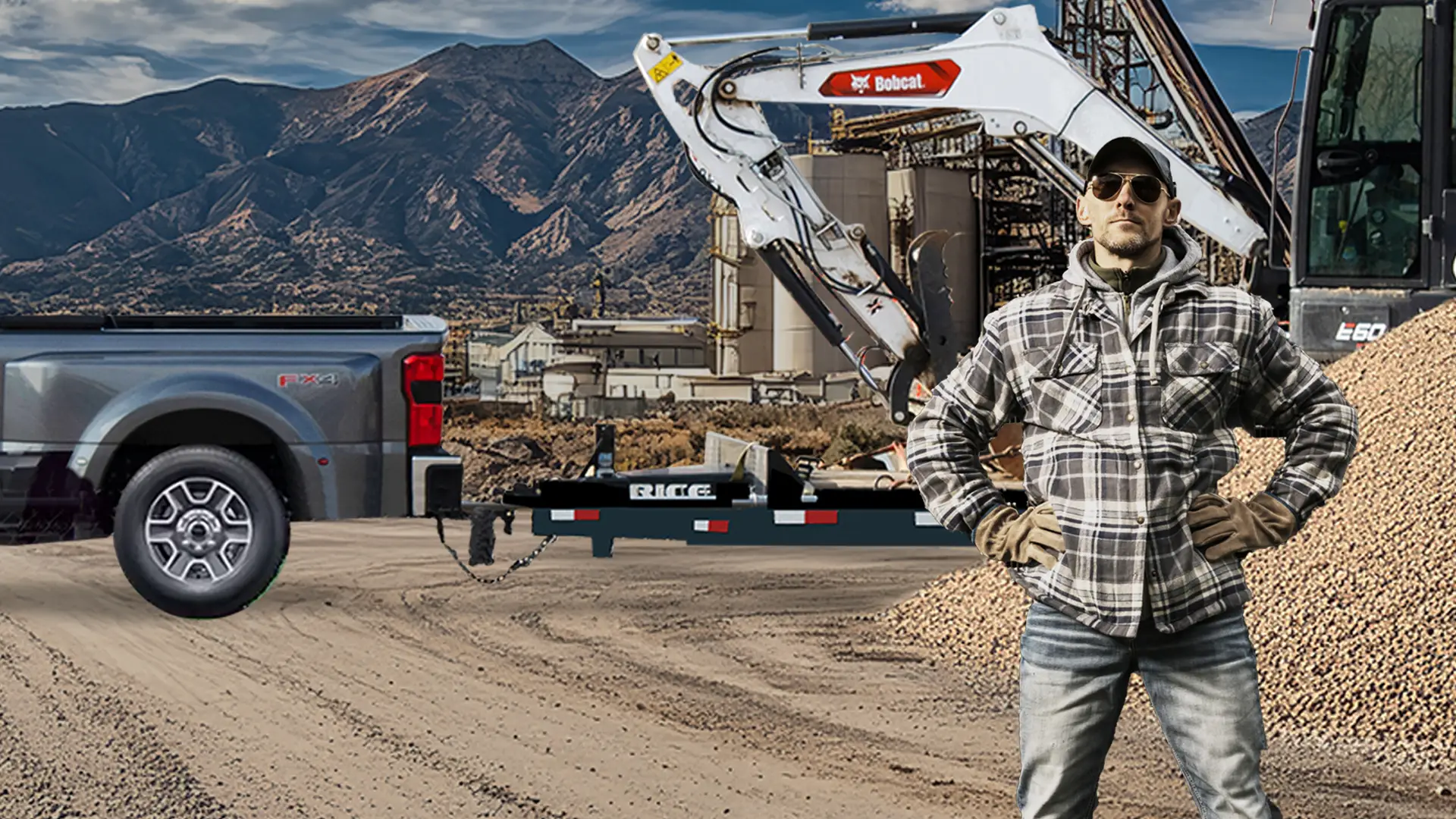 Highway Ready Truck With Trailer